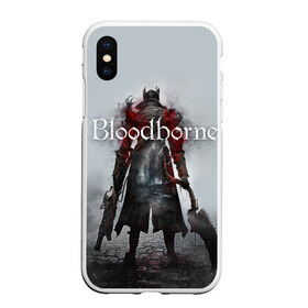 Чехол для iPhone XS Max матовый с принтом Bloodborne в Белгороде, Силикон | Область печати: задняя сторона чехла, без боковых панелей | bb | fromsoftware | vicar amelia | амелия | бладборн | викарий | души | охотники | пиратs | порождение крови | руны