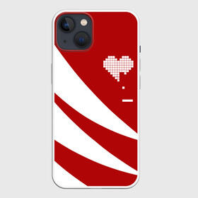 Чехол для iPhone 13 с принтом ГЕОМЕТРИЧЕСКОЕ СЕРДЦЕ. в Белгороде,  |  | abstract | geometry | geometry stripes | heart | texture | абстракция | геометрические полосы | геометрическое сердце | геометрия | любовь | сердечко | сердца | сердце | текстура