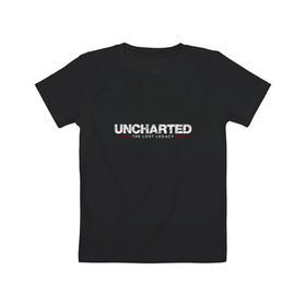 Детская футболка хлопок с принтом Uncharted. Legacy в Белгороде, 100% хлопок | круглый вырез горловины, полуприлегающий силуэт, длина до линии бедер | Тематика изображения на принте: chloe | drake | elena | nathan | naughty dog | sully | анчартед | дрейк | натан | нейтан | ноти дог | пиратs | приключения | путь вора | салли | утраченное наследие