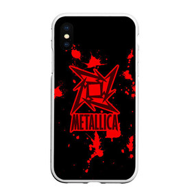 Чехол для iPhone XS Max матовый с принтом Metallica в Белгороде, Силикон | Область печати: задняя сторона чехла, без боковых панелей | m | metallica | группа | джеймс хэтфилд | кирк хэмметт | ларс ульрих | метал | металика | металлика | миталика | музыка | роберт трухильо | рок | трэш | трэшметал | хард | хардрок | хеви | хевиметал