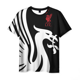 Мужская футболка 3D с принтом Liverpool Exclusive в Белгороде, 100% полиэфир | прямой крой, круглый вырез горловины, длина до линии бедер | Тематика изображения на принте: 2019 | exclusive | salah | ливерпуль | салах | форма | эксклюзив