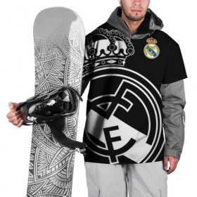 Накидка на куртку 3D с принтом Real Madrid Exclusive в Белгороде, 100% полиэстер |  | Тематика изображения на принте: 2019 | мадрид | реал | форма | эксклюзив