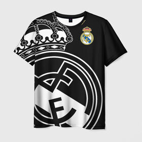 Мужская футболка 3D с принтом Real Madrid Exclusive в Белгороде, 100% полиэфир | прямой крой, круглый вырез горловины, длина до линии бедер | 2019 | мадрид | реал | форма | эксклюзив