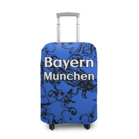 Чехол для чемодана 3D с принтом Бавария Мюнхен в Белгороде, 86% полиэфир, 14% спандекс | двустороннее нанесение принта, прорези для ручек и колес | белый | германия | игра | красный | лига | мюнхен | мяч | сборная | форма | футбол | чемпион