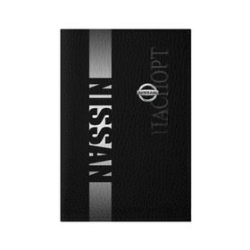 Обложка для паспорта матовая кожа с принтом NISSAN SPORT в Белгороде, натуральная матовая кожа | размер 19,3 х 13,7 см; прозрачные пластиковые крепления | Тематика изображения на принте: motor | nissan | авто | лого | машина | ниссан | тачка