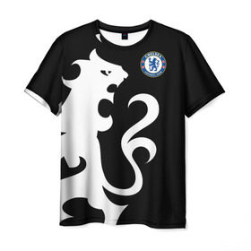 Мужская футболка 3D с принтом Chelsea Exclusive в Белгороде, 100% полиэфир | прямой крой, круглый вырез горловины, длина до линии бедер | 2019 | exclusive | челси | эксклюзив