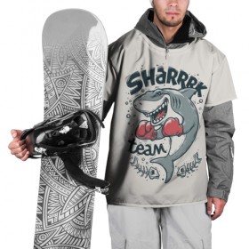 Накидка на куртку 3D с принтом Shark в Белгороде, 100% полиэстер |  | Тематика изображения на принте: shark | акула | вода | лето | океан | пляж