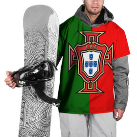 Накидка на куртку 3D с принтом Сборная Португалии флаг в Белгороде, 100% полиэстер |  | португалия | футбол