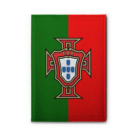 Обложка для автодокументов с принтом Сборная Португалии флаг в Белгороде, натуральная кожа |  размер 19,9*13 см; внутри 4 больших “конверта” для документов и один маленький отдел — туда идеально встанут права | португалия | футбол