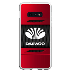 Чехол для Samsung S10E с принтом DAEWOO SPORT в Белгороде, Силикон | Область печати: задняя сторона чехла, без боковых панелей | Тематика изображения на принте: auto | car | daewoo | автомобиль | марка