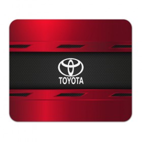 Коврик прямоугольный с принтом TOYOTA SPORT в Белгороде, натуральный каучук | размер 230 х 185 мм; запечатка лицевой стороны | auto | car | toyota | автомобиль | марка