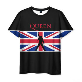 Мужская футболка 3D с принтом Queen в Белгороде, 100% полиэфир | прямой крой, круглый вырез горловины, длина до линии бедер | paul rodgers | queen | джон дикон | квин | меркури | меркьюри | мэркури | рок группа | тейлор | фредди | фреди