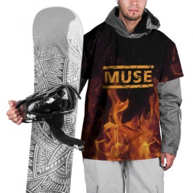 Накидка на куртку 3D с принтом Muse в Белгороде, 100% полиэстер |  | muse | доминик ховард | крис уолстенхолм | муза | мэттью беллами | рок группа