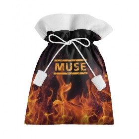 Подарочный 3D мешок с принтом Muse в Белгороде, 100% полиэстер | Размер: 29*39 см | muse | доминик ховард | крис уолстенхолм | муза | мэттью беллами | рок группа