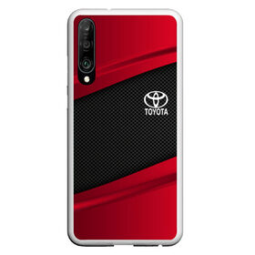 Чехол для Honor P30 с принтом TOYOTA SPORT в Белгороде, Силикон | Область печати: задняя сторона чехла, без боковых панелей | auto | car | carbon | toyota | автомобиль | машина