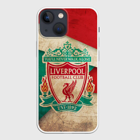 Чехол для iPhone 13 mini с принтом Ливерпуль олд в Белгороде,  |  | fc liverpool | football | liverpool | soccer | ливер | ливерпуль | лига чемпионов | фк ливерпуль | футбол