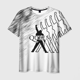 Мужская футболка 3D с принтом Queen в Белгороде, 100% полиэфир | прямой крой, круглый вырез горловины, длина до линии бедер | paul rodgers | queen | брайан мэй | джон дикон | квин | меркури | меркьюри | мэркури | роджер тейлор | рок группа | фредди | фреди