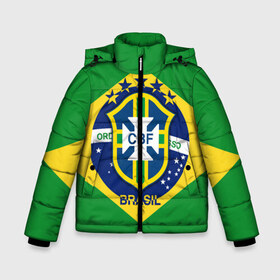 Зимняя куртка для мальчиков 3D с принтом Сборная Бразилии флаг в Белгороде, ткань верха — 100% полиэстер; подклад — 100% полиэстер, утеплитель — 100% полиэстер | длина ниже бедра, удлиненная спинка, воротник стойка и отстегивающийся капюшон. Есть боковые карманы с листочкой на кнопках, утяжки по низу изделия и внутренний карман на молнии. 

Предусмотрены светоотражающий принт на спинке, радужный светоотражающий элемент на пуллере молнии и на резинке для утяжки | brazil | бразилия
