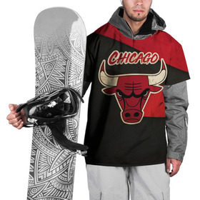 Накидка на куртку 3D с принтом Чикаго олд в Белгороде, 100% полиэстер |  | chicago | chicago bulls | nba | баскетбол | нба | спорт | чикаго | чикаго булз
