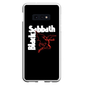 Чехол для Samsung S10E с принтом BLACK SABBATH в Белгороде, Силикон | Область печати: задняя сторона чехла, без боковых панелей | black sabbath | билл уорд | блэк саббат | британская рок группа | гизер батлер | группа | музыка | оззи осборн | рок | тони айомми | хеви метал