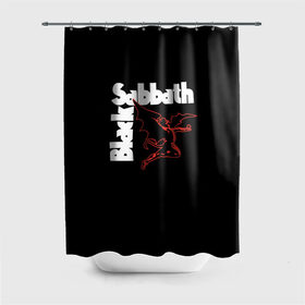 Штора 3D для ванной с принтом BLACK SABBATH в Белгороде, 100% полиэстер | плотность материала — 100 г/м2. Стандартный размер — 146 см х 180 см. По верхнему краю — пластиковые люверсы для креплений. В комплекте 10 пластиковых колец | black sabbath | билл уорд | блэк саббат | британская рок группа | гизер батлер | группа | музыка | оззи осборн | рок | тони айомми | хеви метал