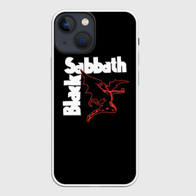 Чехол для iPhone 13 mini с принтом BLACK SABBATH. в Белгороде,  |  | black sabbath | билл уорд | блэк саббат | британская рок группа | гизер батлер | группа | музыка | оззи осборн | рок | тони айомми | хеви метал