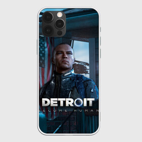 Чехол для iPhone 12 Pro с принтом Detroit: Become Human - Markus в Белгороде, силикон | область печати: задняя сторона чехла, без боковых панелей | connor | cyberlife | deviant | ps4 | rk800 |  detroit: become human | детроит | детроит: стать человеком | игры | коннор | пиратs | эксклюзив