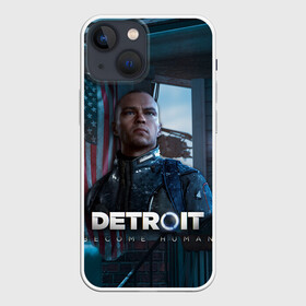 Чехол для iPhone 13 mini с принтом Detroit: Become Human   Markus в Белгороде,  |  | connor | cyberlife | deviant | ps4 | rk800 |  detroit: become human | детроит | детроит: стать человеком | игры | коннор | пиратs | эксклюзив