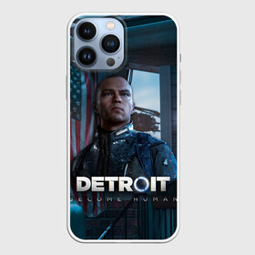 Чехол для iPhone 13 Pro Max с принтом Detroit: Become Human   Markus в Белгороде,  |  | connor | cyberlife | deviant | ps4 | rk800 |  detroit: become human | детроит | детроит: стать человеком | игры | коннор | пиратs | эксклюзив