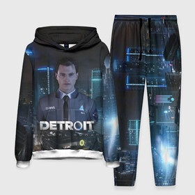 Мужской костюм 3D (с толстовкой) с принтом Detroit: Become Human   Connor в Белгороде,  |  | Тематика изображения на принте: 