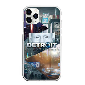 Чехол для iPhone 11 Pro Max матовый с принтом Detroit Become Human в Белгороде, Силикон |  | connor | cyberlife | deviant | ps4 | rk800 |  detroit: become human | детроит | детроит: стать человеком | игры | коннор | пиратs | эксклюзив