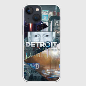 Чехол для iPhone 13 mini с принтом Detroit: Become Human в Белгороде,  |  | connor | cyberlife | deviant | ps4 | rk800 |  detroit: become human | детроит | детроит: стать человеком | игры | коннор | пиратs | эксклюзив