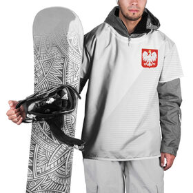 Накидка на куртку 3D с принтом Польша домашняя форма в Белгороде, 100% полиэстер |  | Тематика изображения на принте: 
