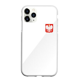 Чехол для iPhone 11 Pro Max матовый с принтом Польша домашняя форма в Белгороде, Силикон |  | 