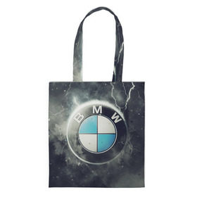 Сумка 3D повседневная с принтом Логотип BMW в Белгороде, 100% полиэстер | Плотность: 200 г/м2; Размер: 34×35 см; Высота лямок: 30 см | logo bmw | бмв | логотип bmw | логотип бмв