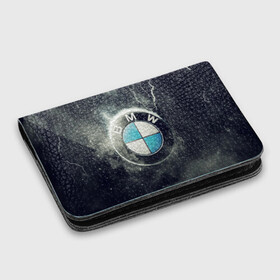 Картхолдер с принтом с принтом Логотип BMW в Белгороде, натуральная матовая кожа | размер 7,3 х 10 см; кардхолдер имеет 4 кармана для карт; | logo bmw | бмв | логотип bmw | логотип бмв