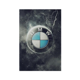 Обложка для паспорта матовая кожа с принтом Логотип BMW в Белгороде, натуральная матовая кожа | размер 19,3 х 13,7 см; прозрачные пластиковые крепления | Тематика изображения на принте: logo bmw | бмв | логотип bmw | логотип бмв