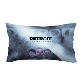 Подушка 3D антистресс с принтом Detroit become human в Белгороде, наволочка — 100% полиэстер, наполнитель — вспененный полистирол | состоит из подушки и наволочки на молнии | Тематика изображения на принте: dbh | detroit | gamer