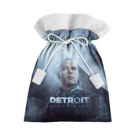 Подарочный 3D мешок с принтом Detroit become human в Белгороде, 100% полиэстер | Размер: 29*39 см | Тематика изображения на принте: dbh | detroit | gamer