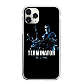 Чехол для iPhone 11 Pro матовый с принтом Terminator alive в Белгороде, Силикон |  | arnold schwarzenegger | арнольд шварценеггер | киборг | кино | терминатор