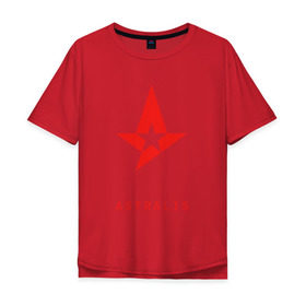 Мужская футболка хлопок Oversize с принтом Astralis - The Form в Белгороде, 100% хлопок | свободный крой, круглый ворот, “спинка” длиннее передней части | astralis | counter strike | cs go