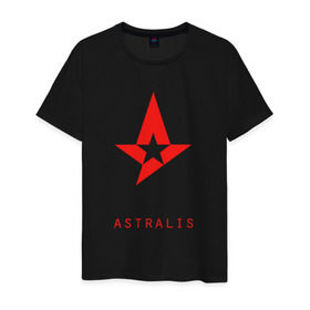 Мужская футболка хлопок с принтом Astralis - The Form в Белгороде, 100% хлопок | прямой крой, круглый вырез горловины, длина до линии бедер, слегка спущенное плечо. | astralis | counter strike | cs go