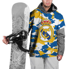 Накидка на куртку 3D с принтом Real Madrid в Белгороде, 100% полиэстер |  | Тематика изображения на принте: football | logo | real madrid | spain | sport | арт | испания | камуфляж | лига | лого | милитари | реал | спорт | текстура | фк | футбол | футбольный клуб | эмблема