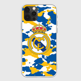 Чехол для iPhone 12 Pro Max с принтом Real Madrid в Белгороде, Силикон |  | Тематика изображения на принте: football | logo | real madrid | spain | sport | арт | испания | камуфляж | лига | лого | милитари | реал | спорт | текстура | фк | футбол | футбольный клуб | эмблема