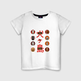 Детская футболка хлопок с принтом Остров собак - собаки в Белгороде, 100% хлопок | круглый вырез горловины, полуприлегающий силуэт, длина до линии бедер | isle of dogs | wes anderson | кобаяши | кукольная анимация | остров собак | собачий остров | уэс андерсон | япония