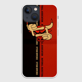 Чехол для iPhone 13 mini с принтом NBA. Chicago bulls в Белгороде,  |  | basketball | chicago | chicago bulls | chicago buls | chikago | nba | баскетбол | буллз | буллс | бык | нба | чикаго буллз | чикаго буллс