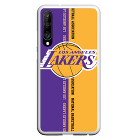 Чехол для Honor P30 с принтом Los angeles lakers NBA в Белгороде, Силикон | Область печати: задняя сторона чехла, без боковых панелей | basketbal | basketball | la | lakers | los angeles | los angeles lakers | national | nba | анжелес | баскетбол | лос анджелес | лэйкерс | национальная бескетбольная ассоциация | нба | онил | шакил