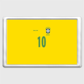 Магнит 45*70 с принтом Роналдиньо в Белгороде, Пластик | Размер: 78*52 мм; Размер печати: 70*45 | brasil | brazilian | footbal | national | ronaldinho | soccer | time | бразилии | бразилия | национальная | по | роналдиньо | рональдиньо | сборная | футбол | футболу