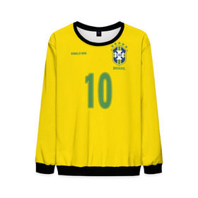 Мужской свитшот 3D с принтом Роналдиньо в Белгороде, 100% полиэстер с мягким внутренним слоем | круглый вырез горловины, мягкая резинка на манжетах и поясе, свободная посадка по фигуре | brasil | brazilian | footbal | national | ronaldinho | soccer | time | бразилии | бразилия | национальная | по | роналдиньо | рональдиньо | сборная | футбол | футболу