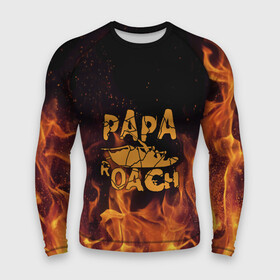 Мужской рашгард 3D с принтом Papa Roach в Белгороде,  |  | papa roach | roach | папа роач | папароач | папароч | роач | роч